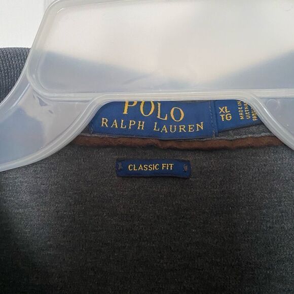 POLO by Ralph Lauren Men’s Classic Fit Gray Long Sleeves Shirt Size XL - Picture 4 of 4